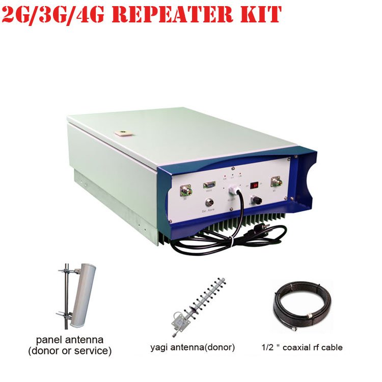 High Output Power 45dBm 30Watt Mobile Network Coverage Signal Booster RF 2G 3G 4G 850MHz Gsm Signal Repeater Booster Amplifier